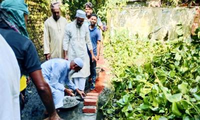 কালীগঞ্জে জামায়াতের উদ্যোগে নিজস্ব অর্থায়নে রাস্তা সংস্কার