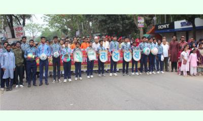 লক্ষ্মীপুরে পহেলা বৈশাখে আনন্দ শোভাযাত্রা ও লোকজ মেলার উদ্বোধন