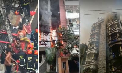 উত্তরায় আবাসিক ভবনের আগুনে নিহত বেড়ে ৬