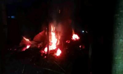 বড়াইগ্রামে ভয়াবহ অগ্নিকাণ্ডে ৪টি ছাগলসহ দুই পরিবারের সম্পদ পুড়ে ছাই