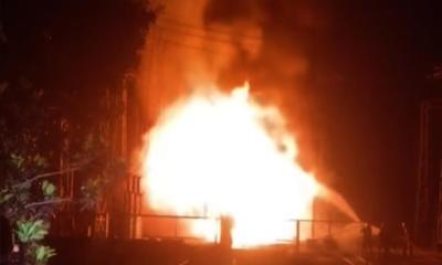 ঘোড়াশাল তাপবিদ্যুৎ কেন্দ্রে ভয়াবহ অগ্নিকাণ্ড