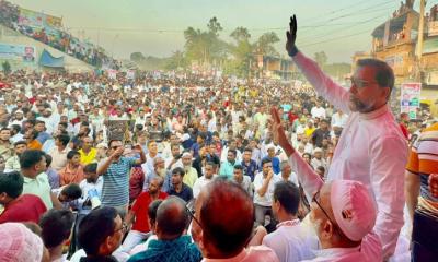 রায়গঞ্জে ৩১ দফা বাস্তবায়নে বিএনপির মনোনয়নপ্রত্যাশী লেনিনের জনসভা অনুষ্ঠিত