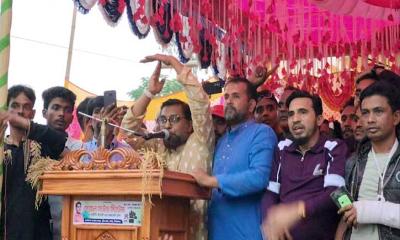 সিরাজগঞ্জ-৩: প্রার্থী রিভিউ ও ৩১ দফা বাস্তবায়নের দাবিতে বিএনপির জনসভা