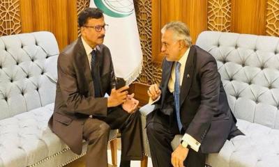জেদ্দায় পররাষ্ট্র উপদেষ্টা ও পাকিস্তানের পররাষ্ট্রমন্ত্রীর বৈঠক