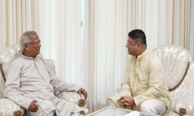 ঈদ শুভেচ্ছা বিনিময়ে প্রধান উপদেষ্টার সঙ্গে সেনাপ্রধানের সাক্ষাৎ
