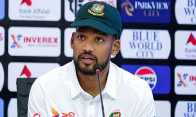 অবশেষে টেস্টের  অধিনায়কত্ব  ছাড়লেন নাজমুল হোসেন শান্ত