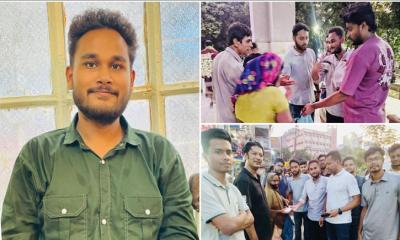 জবি ছাত্রদল নেতা সোহানের জন্মদিনে অসহায়দের মাঝে খাবার বিতরণ