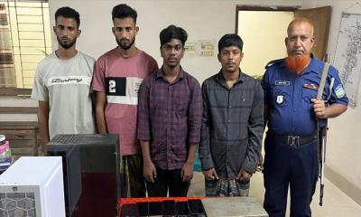 সরিষাবাড়ীতে ক্যাসিনো ও অনলাইন জুয়া চক্রের ৪ সদস্য গ্রেফতার