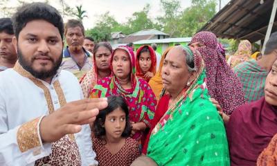 গলাচিপায় উচ্ছেদ অভিযানে অসহায়দের পাশে মুহিবুল্লাহ এনিম, মিলল সময়