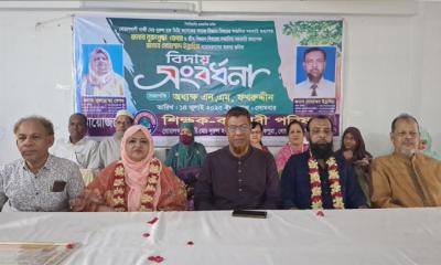 বোয়ালখালীতে নুরুল হক ডিগ্রি কলেজের অধ্যাপকদের বিদায়ী সংবর্ধনা