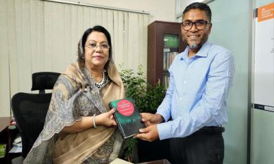 ইবনে সিনা হেড অফিসে সৌজন্য সাক্ষাতে আফরোজা খানম রিতা