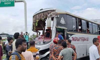 ঢাকা-ভাঙ্গা এক্সপ্রেসওয়েতে ৪ বাসের সংঘর্ষ, আহত ২৫