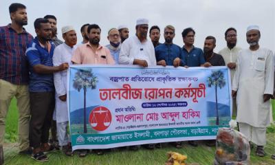নাটোরের গুরুদাসপুর ও বড়াইগ্রামে তাল বীজ রোপণ কর্মসূচির উদ্বোধন