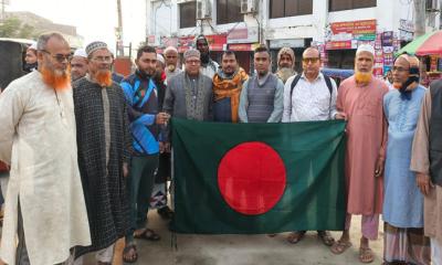 আওয়ামী লীগের লকডাউন ঘোষণার প্রতিবাদে পত্নীতলায় জামায়াতের অবস্থান কর্মসূচি