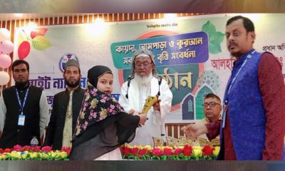 ভোলায় ব্রাইট ন্যাশন স্কুলের সংবর্ধনা অনুষ্ঠানে প্রাণের ছোঁয়া