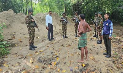 শ্রীমঙ্গলে মোবাইল কোর্টের অভিযানে ৫০০ ঘনফুট বালু জব্দ
