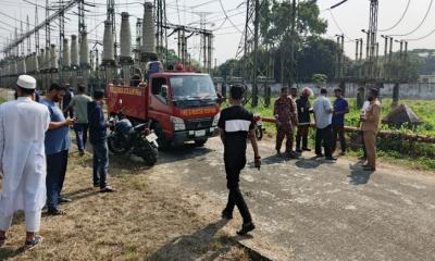 ভূমিকম্পে ঘোড়াশাল তাপ বিদ্যুৎ কেন্দ্রে আগুন