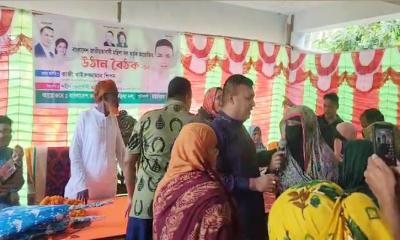 তফসিলের আগেই নারী ভোটারদের দ্বারেদ্বারে বিএনপি নেতা কাজী শিপন