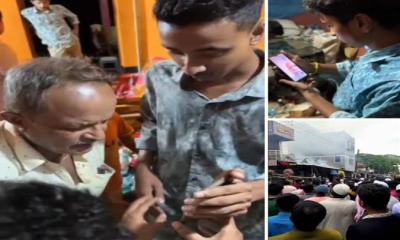 অগ্নিকাণ্ডে ক্ষতিগ্রস্তদের খোঁজ নিলেন উমরাহ পালনরত বিএনপি নেতা মোতাহার হোসেন