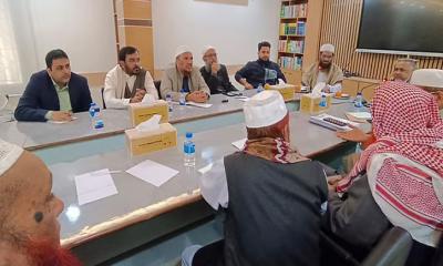 জামায়াত কার্যালয়ে জরুরি বৈঠকে জোটের শীর্ষ নেতারা