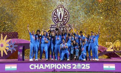 দক্ষিণ আফ্রিকাকে কাঁদিয়ে প্রথমবারের মত বিশ্ব চ্যাম্পিয়ন ভারত