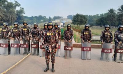 বেগম জিয়ার জানাজা ও দাফন ঘিরে ২৭ প্লাটুন বিজিবি মোতায়েন