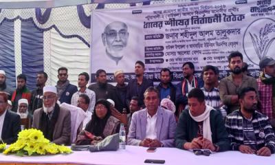 বাউফলে বিএনপির নির্বাচনী জনসভা