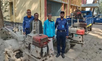 নওগাঁয় ট্রাক্টর-পাওয়ার টিলার চোরচক্রের ২ সদস্য আটক