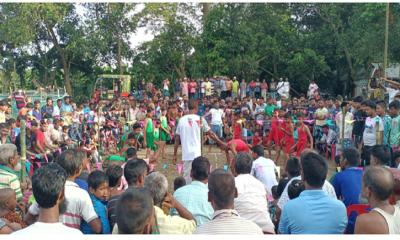 শেরপুরে এক ব্যতিক্রমী হা-ডু-ডু খেলা অনুষ্ঠিত