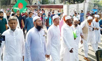 স্মারকলিপি দিতে যমুনায়  ৮ ইসলামি দলের প্রতিনিধিরা