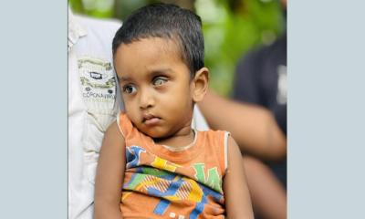 চরভদ্রাসনে তিন বছরের শিশু আফজালের চোখের দৃষ্টি ফিরে পেতে সাহায্যের আবেদন