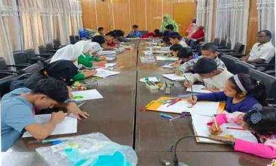সরিষাবাড়ীতে শিশুদের চিত্রাঙ্কন প্রতিযোগিতা