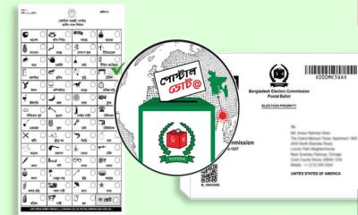 ১ লাখ ৪০ হাজার প্রবাসীর পোস্টাল ব্যালট দেশে পৌঁছেছে