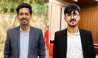 জবিস্থ রাজশাহী জেলা ছাত্রকল্যাণ পরিষদের সভাপতি ফয়সাল, সম্পাদক রূপ