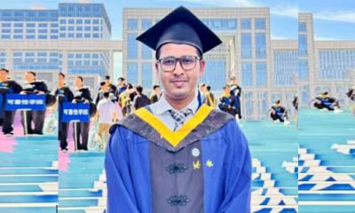 চীনের বেইহাং বিশ্ববিদ্যালয়ের সেরা গ্র্যাজুয়েট অ্যাওয়ার্ড পেলেন নওগাঁর তারিকুল ইসলাম