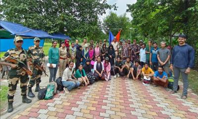 চুয়াডাঙ্গার দর্শনা সীমান্তে বিএসএফ ২২ বাংলাদেশীকে হস্তান্তর