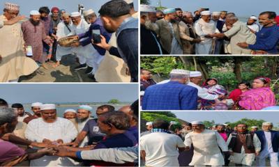 নির্বাচনী গণসংযোগে আর্থিক সহায়তা: দাঁড়িপাল্লা প্রতীকের প্রার্থী মাওলানা আবুল কালাম আজাদ