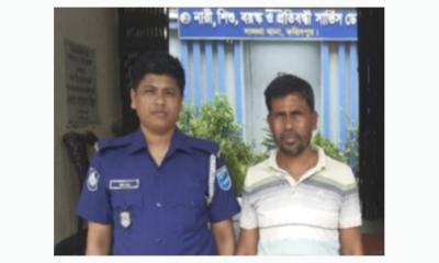 সালথায় ১৪ মামলার আসামি সেচ্ছাসেবক লীগ নেতা আটক
