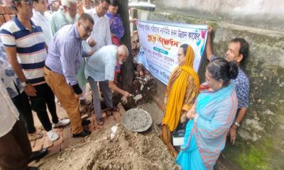 ফরিদপুর সাহিত্য পরিষদের নতুন ভবনের নির্মাণকাজের উদ্বোধন