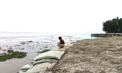 সিরাজগঞ্জে যমুনা নদীর পানি বৃদ্ধি