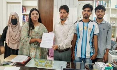 কুড়িগ্রাম এক্সপ্রেসের চাটমোহর স্টেশনে যাত্রাবিরতির দাবিতে পাবিপ্রবি শিক্ষার্থীদের আবেদন