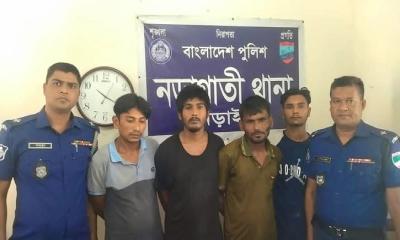 নড়াইলে ইয়াবা ট্যাবলেটসহ চারজন গ্রেপ্তার