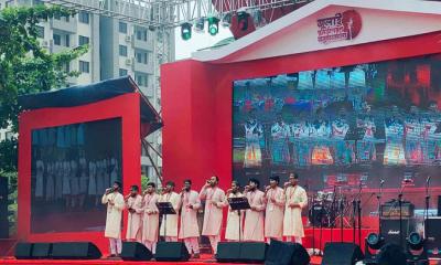 সাইমুমের পরিবেশনায় ‘জুলাই পুনর্জাগরণ’ অনুষ্ঠান শুরু