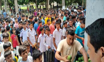 কোটচাঁদপুর মাধ্যমিক বিদ্যালয়ে আম উৎসব, খুশি শিক্ষক-শিক্ষার্থীরা