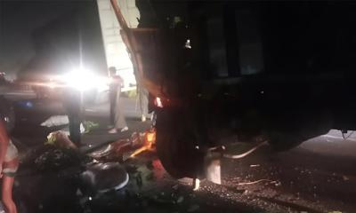 মাদারীপুরে ট্রাক-কাভার্ড ভ্যান সংঘর্ষ নিহত ১, আহত ২