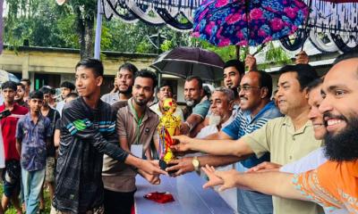 ভালুকায় ‘জুলাই-আগস্ট স্মৃতি’ প্রীতি ফুটবল ম্যাচে আর্জেন্টিনার দুর্দান্ত জয়