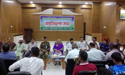 মান্দায় দুর্গাপূজা উপলক্ষে প্রস্তুতিমূলক সভা ও সম্প্রীতি সমাবেশ অনুষ্ঠিত