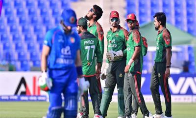 আফগানিস্তানের বিপক্ষে টস হেরে ফিল্ডিংয়ে বাংলাদেশ