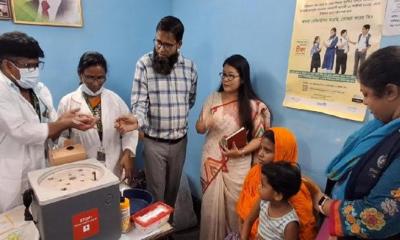 চাঁদপুরে ৪৮৮ কেন্দ্রে হামের টিকাদান শুরু, লক্ষ্যমাত্রা ৭২ হাজার শিশু