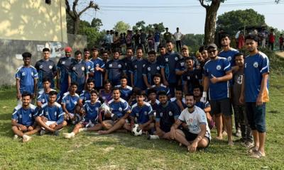 পহেলা বৈশাখে সুদক্ষিরায় ব্যতিক্রমী ‘বিবাহিত বনাম অবিবাহিত’ ফুটবল ম্যাচ